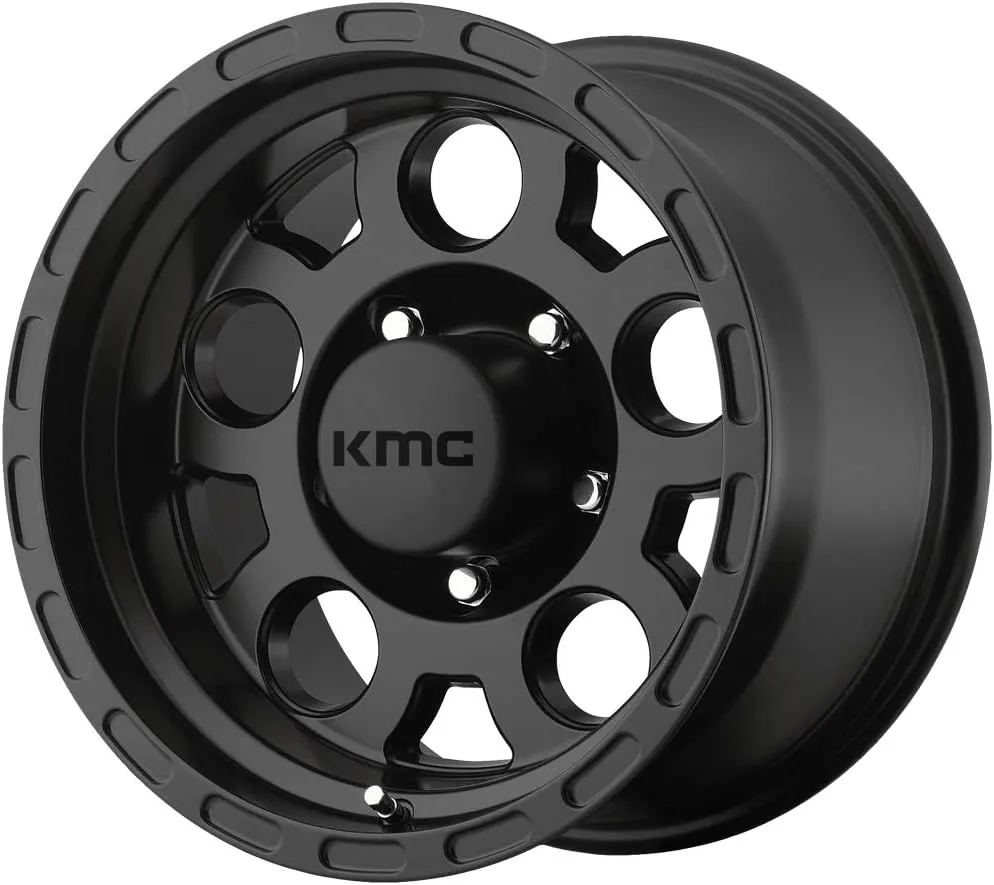 KMC Wheels ENDURO 15X7 6X5.53.76 -6mm MATTE BLACK - KM52257060706N