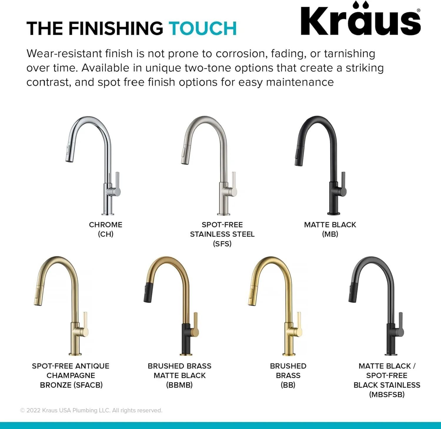 KRAUS Oletto High-Arc Single Handle Pull-Down Kitchen Sink Faucets in Brushed Brass/Matte Black, Kitchen Faucets with Pull Down Sprayer, KPF-2820BBMB