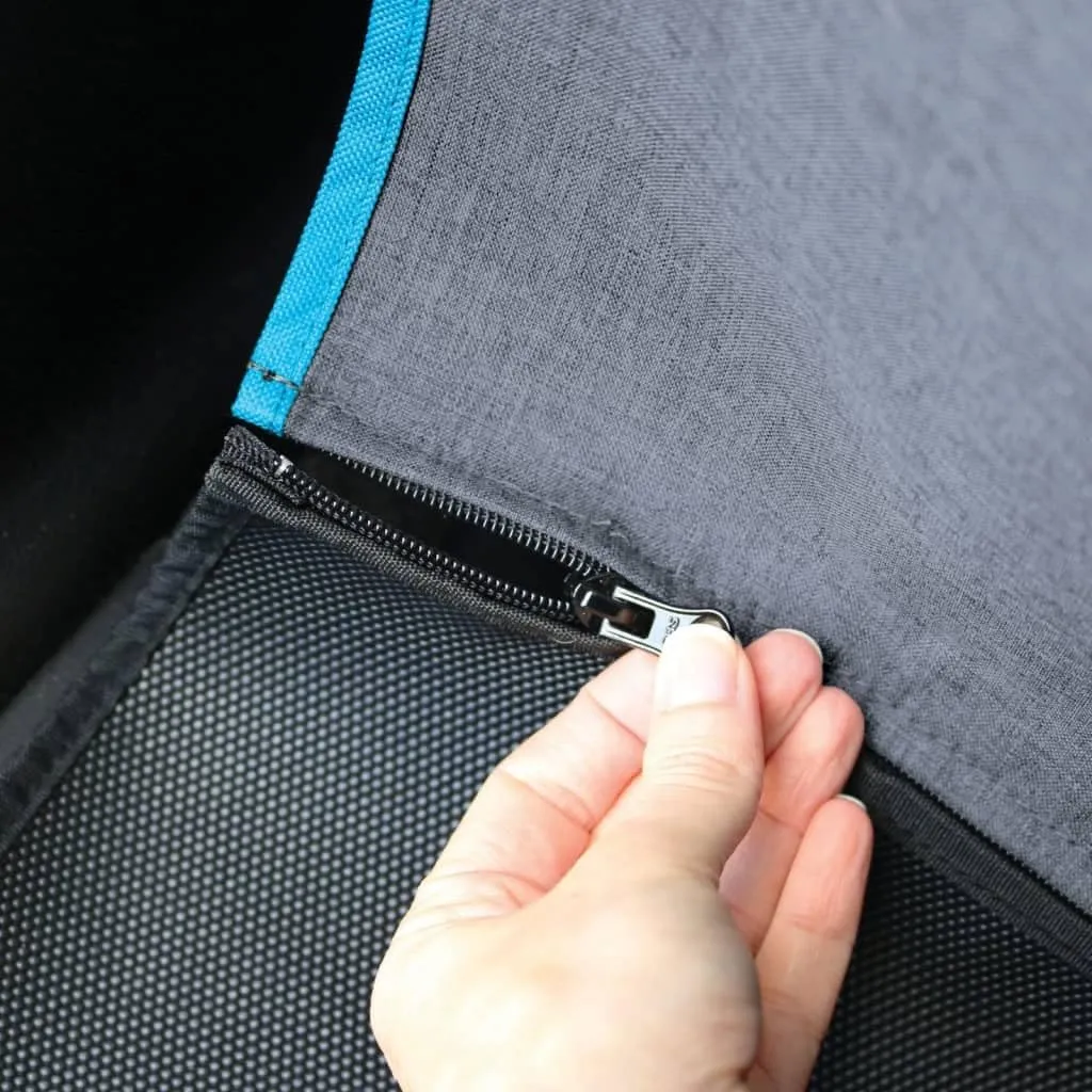 Kurgo Dog Hammock Car Seat Cover for Pets, Pet Seat Cover, Car Hammocks for Dogs, Water-Resistant, Wander, Heather, Half, Coast to Coast, for Cars, Trucks, and SUVs