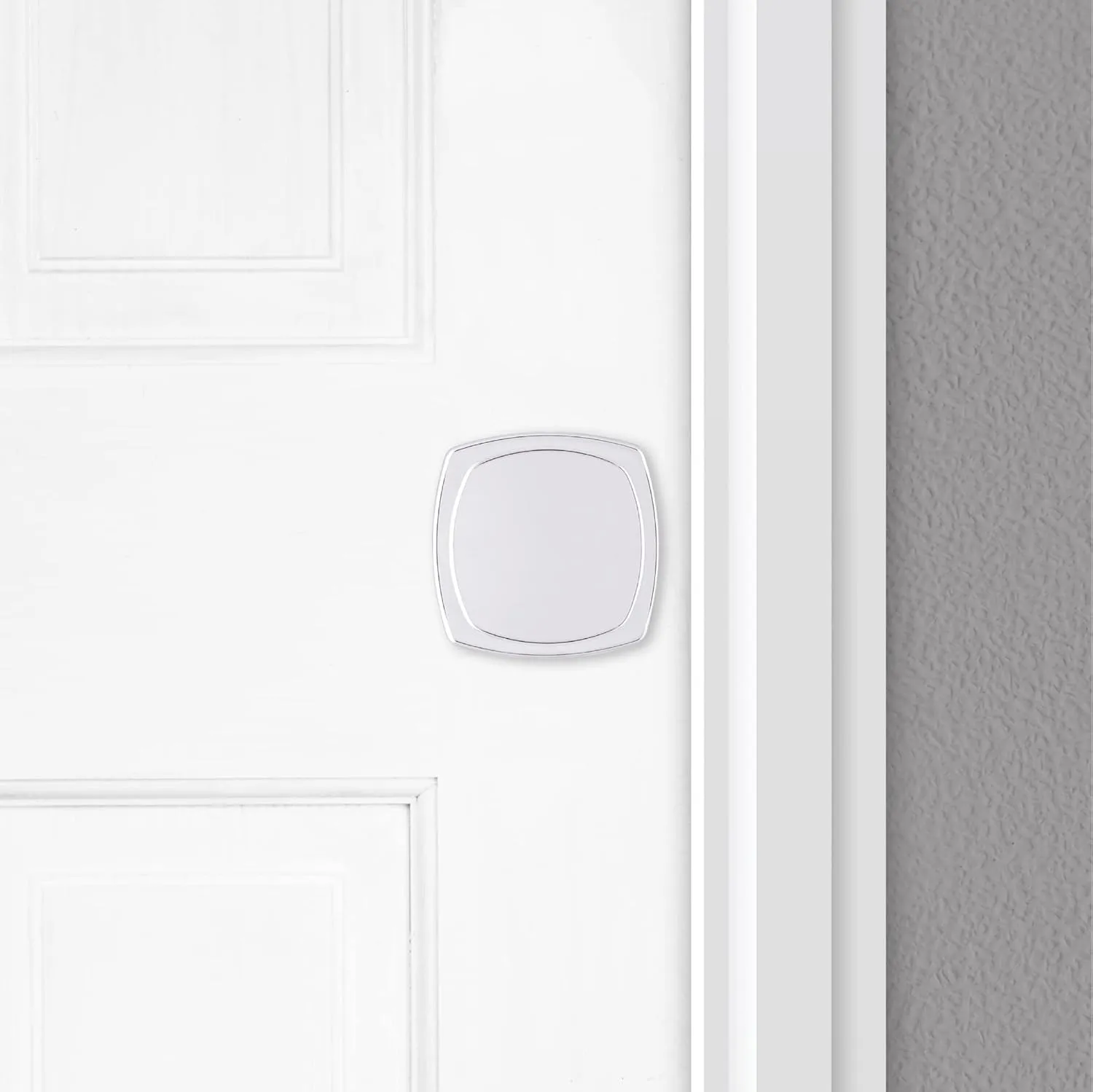 Kwikset Arroyo Knob Dummy Door Knob, Single Sided Handle for Closets, French Double Doors, and Pantry, Polished Chrome Non-Turning Interior Push/Pull Door Knob