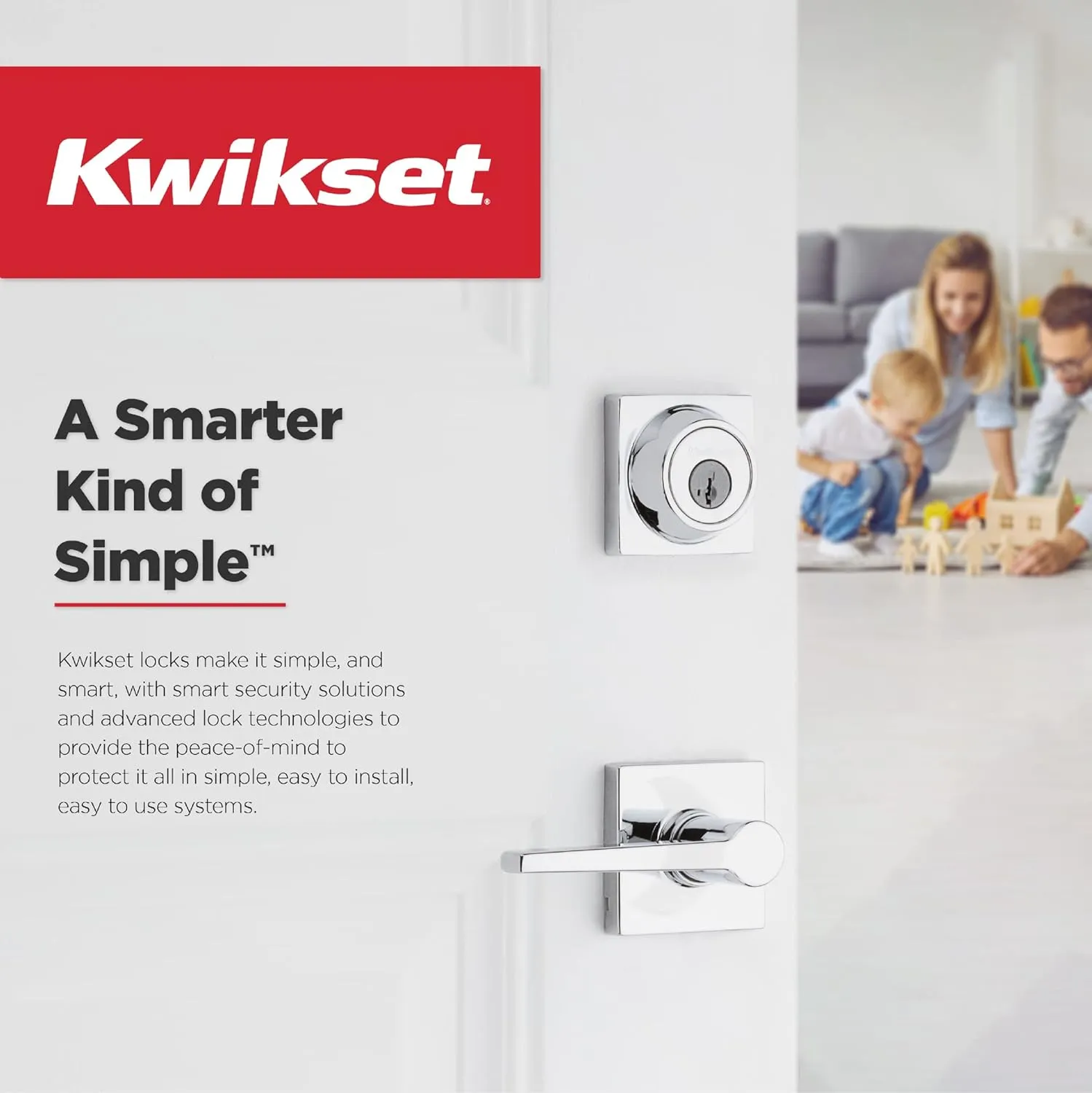 Kwikset Arroyo Knob Dummy Door Knob, Single Sided Handle for Closets, French Double Doors, and Pantry, Polished Chrome Non-Turning Interior Push/Pull Door Knob