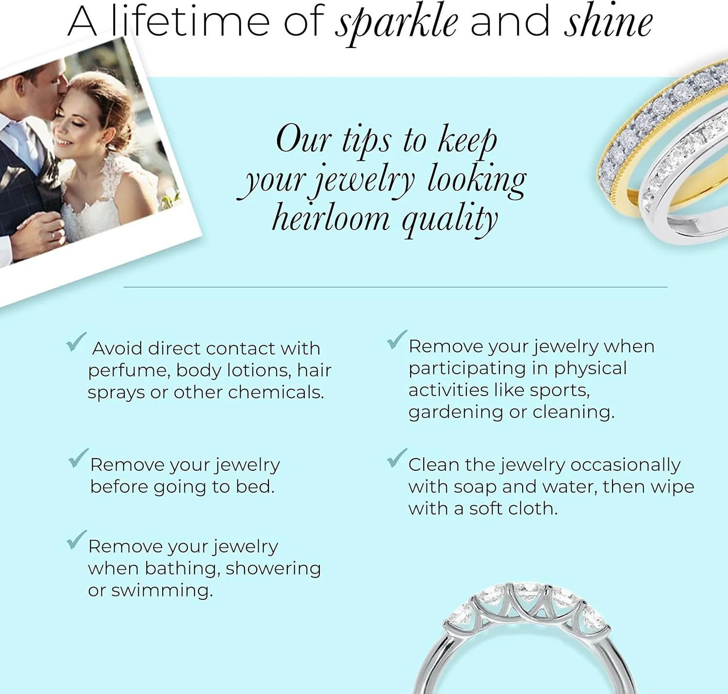Lab Grown Diamond Wedding Rings for Women | 10K Yellow, White and Rose Gold Certified 1/6-1/2 Carat Channel Set Diamond Anniversary Bands and Wedding Bands for Her