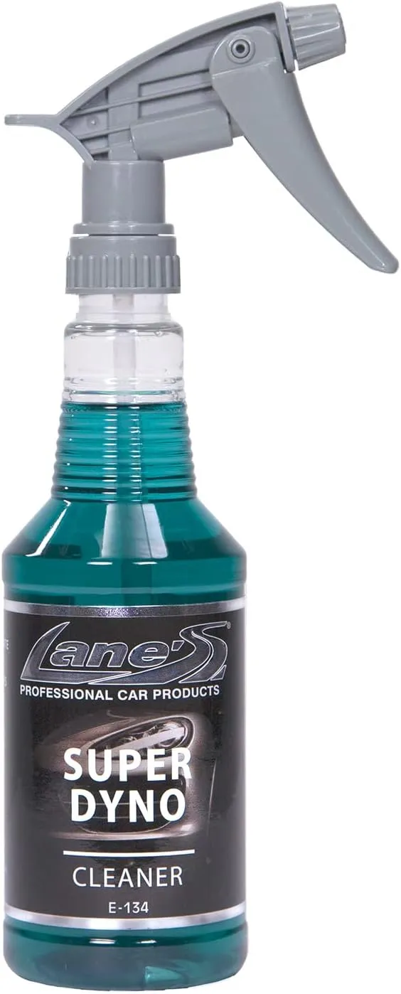 LANE'S Super Dyno Engine Cleaner, Cleaner Spray, Engine Cleaner, Parts Cleaner & Grease Cleaner - 32oz