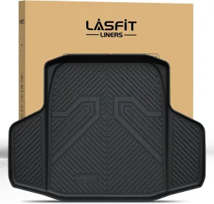 LASFIT Trunk Mat for Honda Accord Seden 2018 2019 2020 2021 2022 2023 2024 2025 (Include Hybrid Models), All Weather TPE Custom Fit Accord Trunk Liner Trunk Tray Cargo Liner Accessories, Black