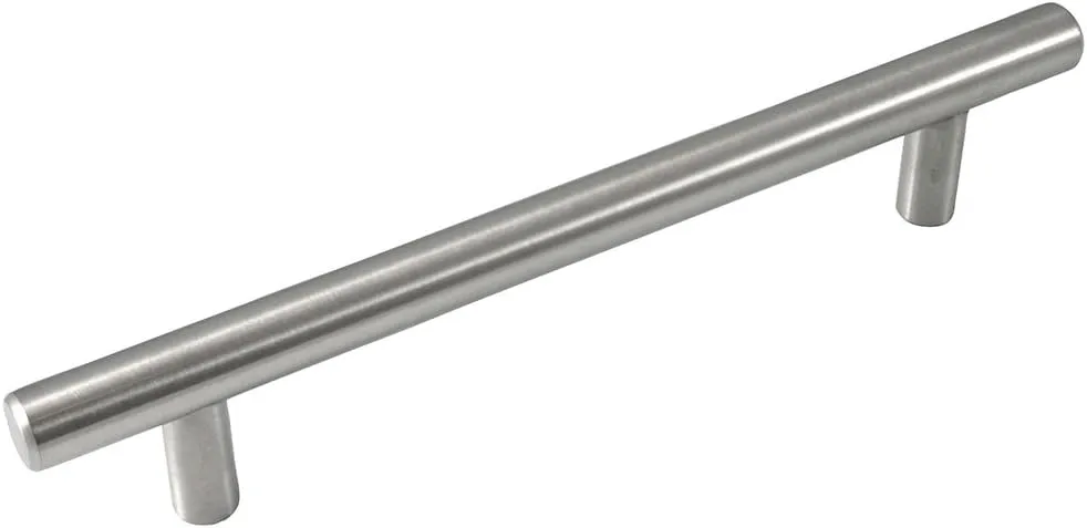 Laurey 87002-5 Inch - 128mm Melrose Cabinet Hardware Bar Pull - Brushed Satin Nickel - Pack of 10, Model: 87002-10