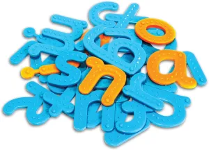 Learning Resources Tactile Letters - Set of 26, Speech Therapy Toy, Kids Alphabet, Classroom and Home Learning, Self Checking Letters, Messy Play Learning
