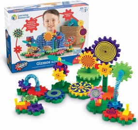 Learning Resources Gears! Gears! Gears! Gizmos Building Set, Construction Toy, STEM Learning Toy, 83 Pieces, Ages 3 