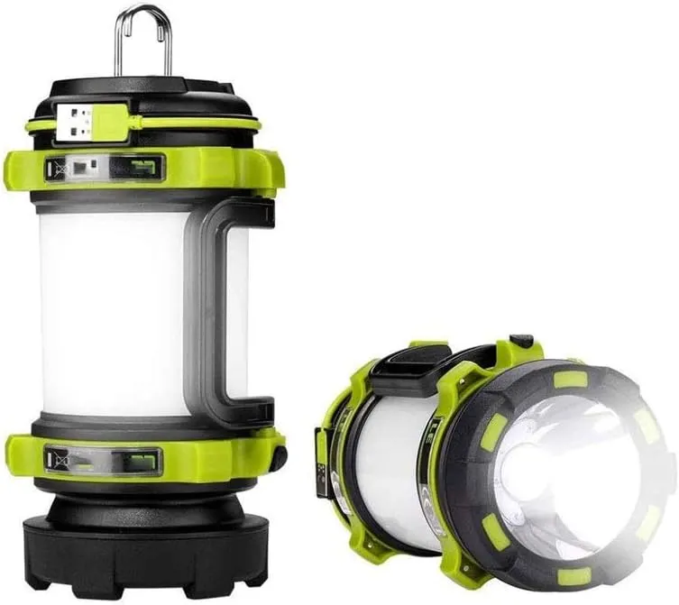 LED Camping Lantern, Waterproof Tent Light, Perfect Lantern Flashlight for Hurricane, Emergency, Survival Kits, Hiking, Fishing, Home and More