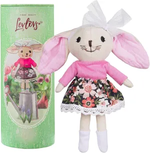 LEVLOVS Easter Bunny Mouse in a Box Toy Baby Registry Animal Doll (Easter Bunny)