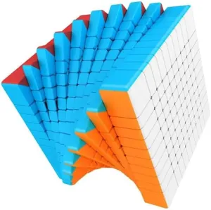 LiangCuber Moyu Meilong 10x10 Speed Cube Stickerless Meilong Puzzle Cube 10x10x10 Magic Cubes