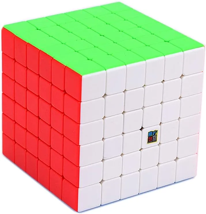 LiangCuber Moyu Meilong Speed Cube 6x6 Stickerless Meilong Puzzle Cube Education Toys Magic Cubes