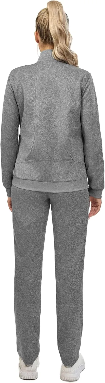 Little Donkey Andy Quick Dry Track Suits for Women Set, Stretch Breathable Women's Sweatsuit Outfits Durable Lounge Set