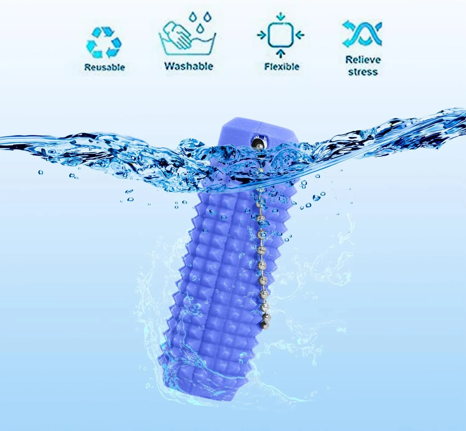 Little Ouchies Fidget Toys,Pain Stim Fidget Toy Reduce Stress for Adults,Anxiety Relief Pain Stim,Spiky Fidget Keychain for Anxiety and Stress Reduction,Novelty Gifts for Friends 4PCS