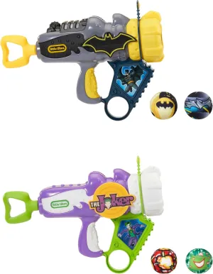 Little Tikes Batman & The Joker Boom Blaster 2 Pack, DC Active Play Toy Blasters, for Boys and Girls Ages 3  Years