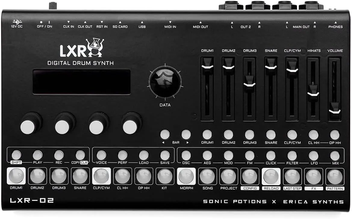LXR-02 Desktop Digital Drum Synthesizer