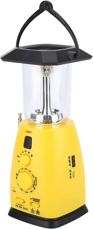 lyrlody Camping Lantern Flashlight Rechargeable,8 LED Bright Flashlight Power Bank, Waterproof, Emergency Flashlight Lantern for Outdoor,Hurricane,USB Cable Included