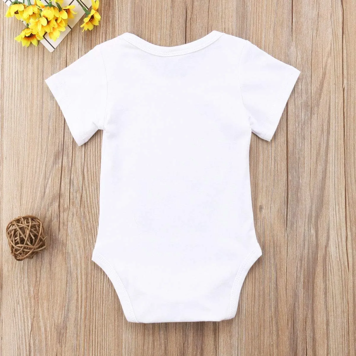 MAINESAKA Newborn Baby GOT My Mind ON My Mommy Paws Funny Bodysuits Rompers Outfits Grey 0-18M
