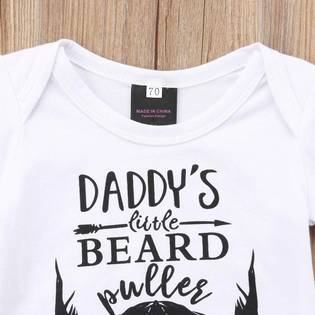 MAINESAKA Newborn Baby GOT My Mind ON My Mommy Paws Funny Bodysuits Rompers Outfits Grey 0-18M