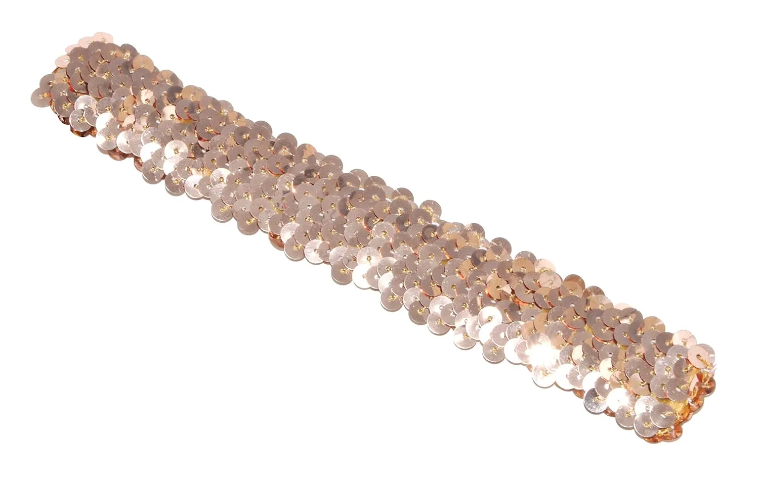 Mandala Crafts Champagne Sequins Headbands - 12 Elastic Sparkle Headbands for Women & Girls - Disco, Sports & Party Accessories