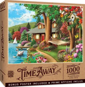 MasterPieces 1000 Piece Jigsaw Puzzle For Adults, Family, Or Kids - Around The Lake - 19.25"x26.75"