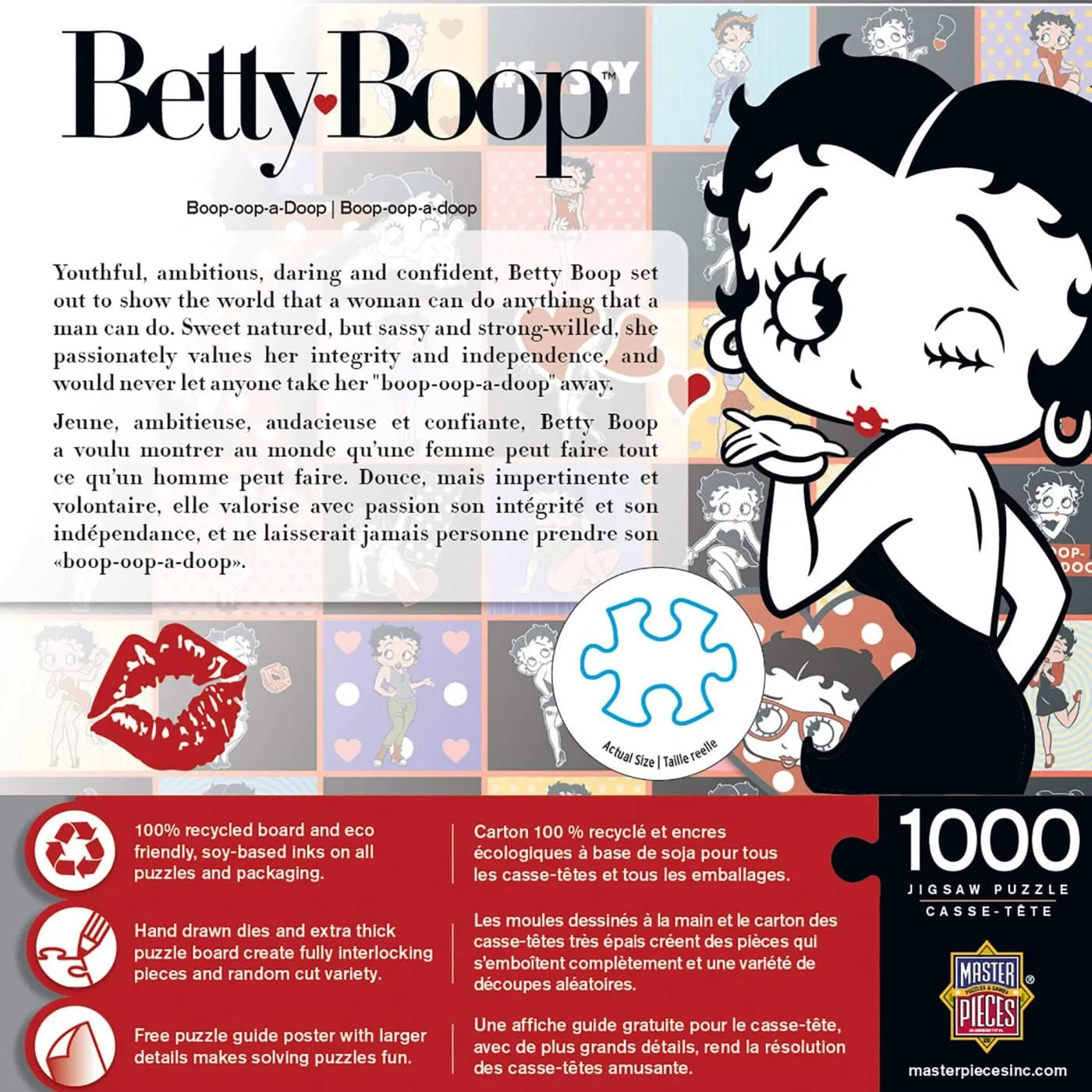 MasterPieces 1000 Piece Jigsaw Puzzle for Adults, Family, Or Youth - Boop-OOP-A-Doop - 19.25"x26.75"