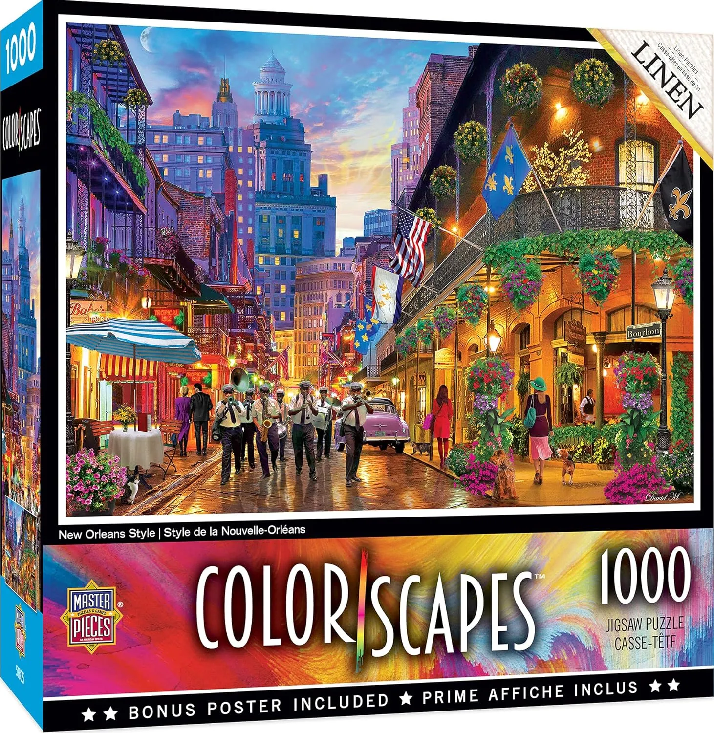 MasterPieces 1000 Piece Jigsaw Puzzle for Adults, Family, Or Youth - New Orleans Style - 19.25"x26.75"