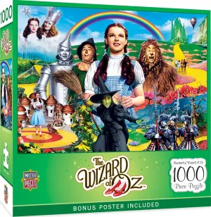 MasterPieces 1000 Piece Jigsaw Puzzle for Adults, Family, Or Youth - Wonderful Wizard of Oz - 19.25"x26.75"