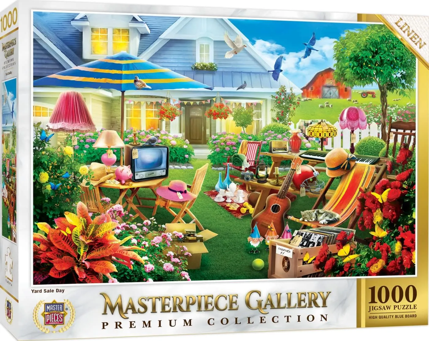 MasterPieces 1000 Piece Jigsaw Puzzle for Adults, Family, Or Youth - Yardsale Day - 26.75"x 19.25"