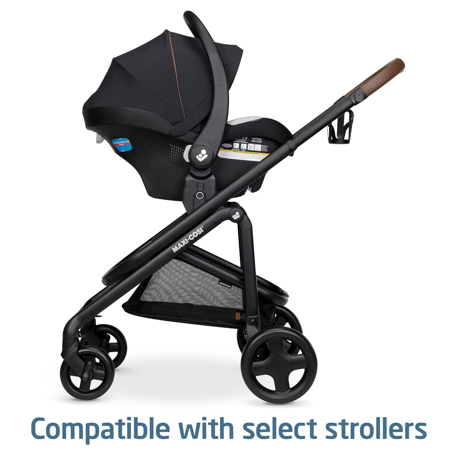 Maxi-Cosi Mico Luxe Infant Car Seat with Base, Rear Facing Car Seat For Babies, Baby Carseat 4-30 lbs, Baby Car Seats, Infant Car Seats, Midnight Glow