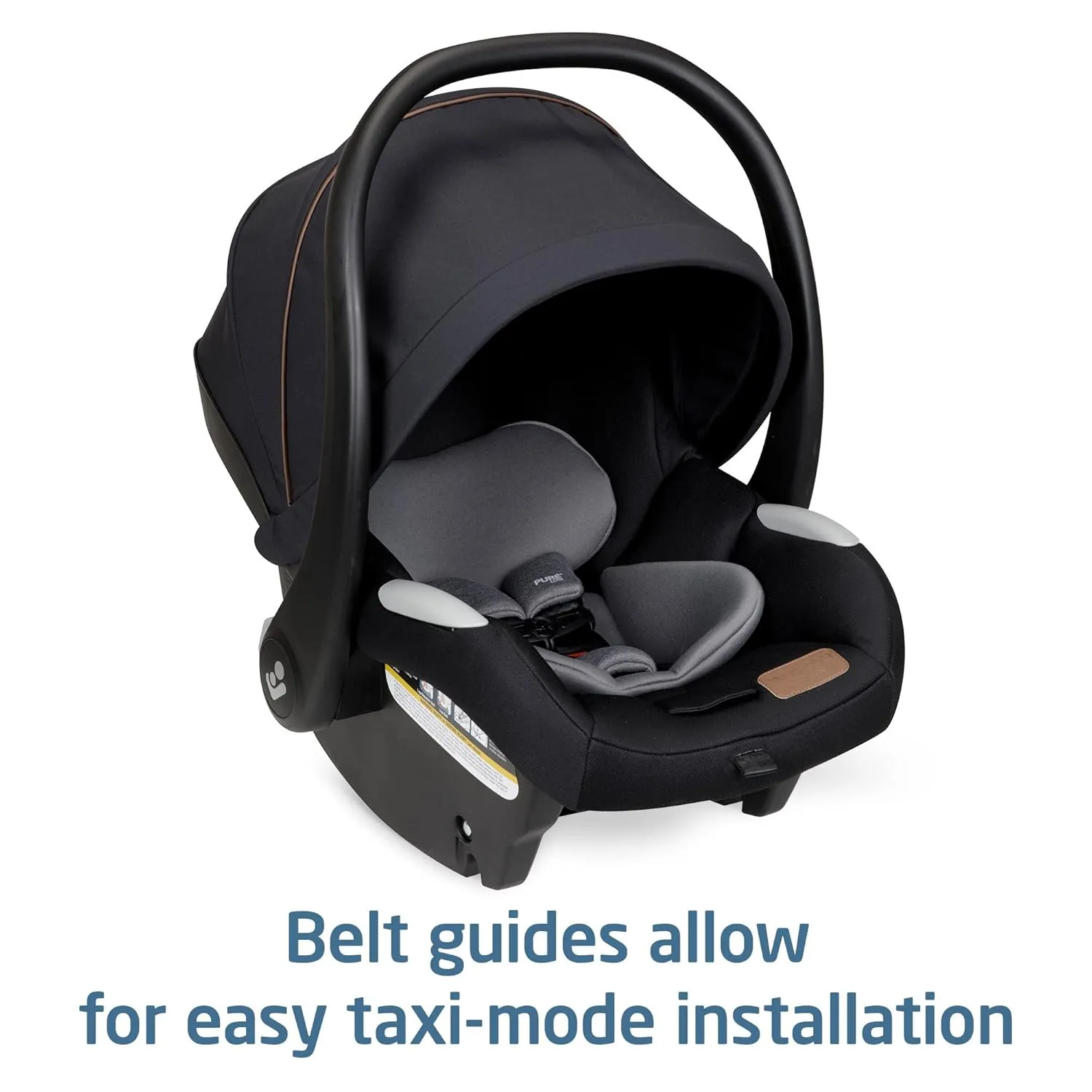 Maxi-Cosi Mico Luxe Infant Car Seat with Base, Rear Facing Car Seat For Babies, Baby Carseat 4-30 lbs, Baby Car Seats, Infant Car Seats, Midnight Glow