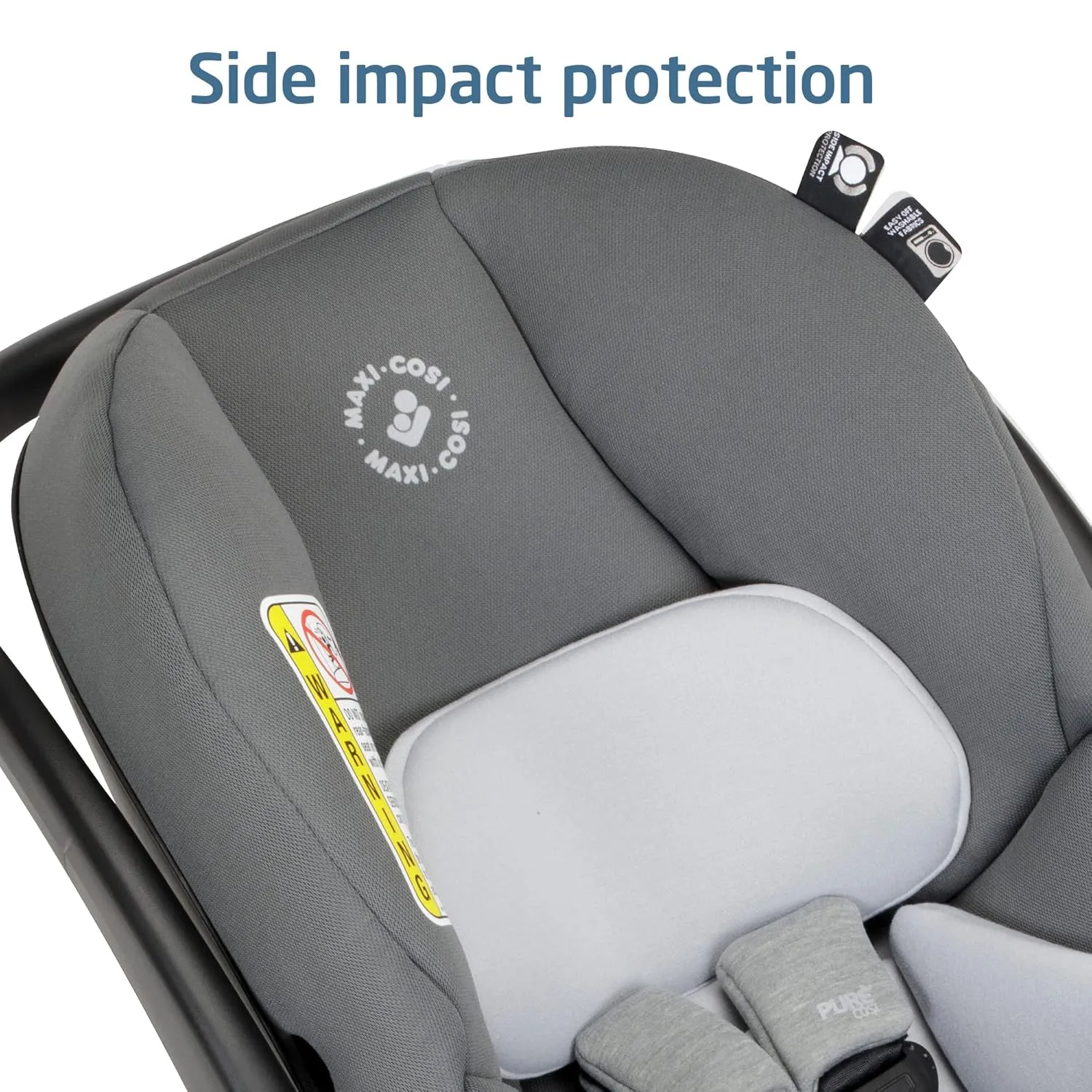 Maxi-Cosi Mico Luxe Infant Car Seat with Base, Rear Facing Car Seat For Babies, Baby Carseat 4-30 lbs, Baby Car Seats, Infant Car Seats, Stone Glow