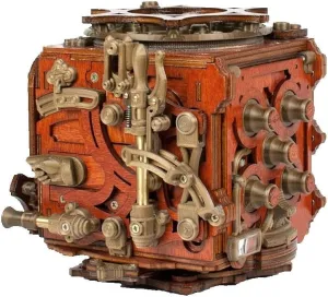 Mechanical 3D Puzzle for Adults - Brain Teaser - Puzzle Box - Mecanigma - Medium Level - 541 Pieces