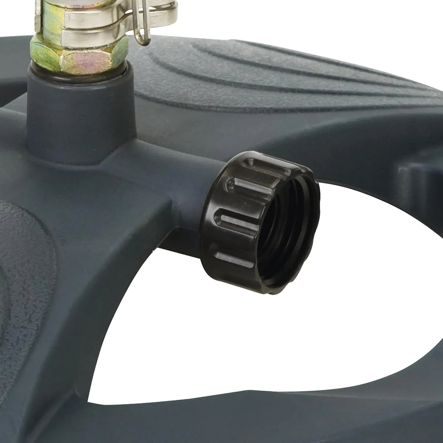 Melnor 65195AMZ Pulsating Lawn Sprinkler with Weighted Base- Adjustable Spray Pattern - Waters Up to 85' Diameter - Durable All-Metal Construction - Easy Unit-to-Unit Connections