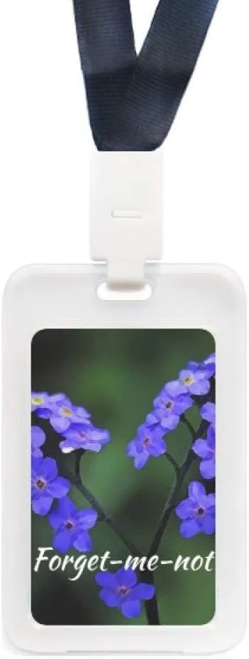 Memory Common Knowledge English Language Culture Transparent ID Credit Card Holder Protecter Sleeve