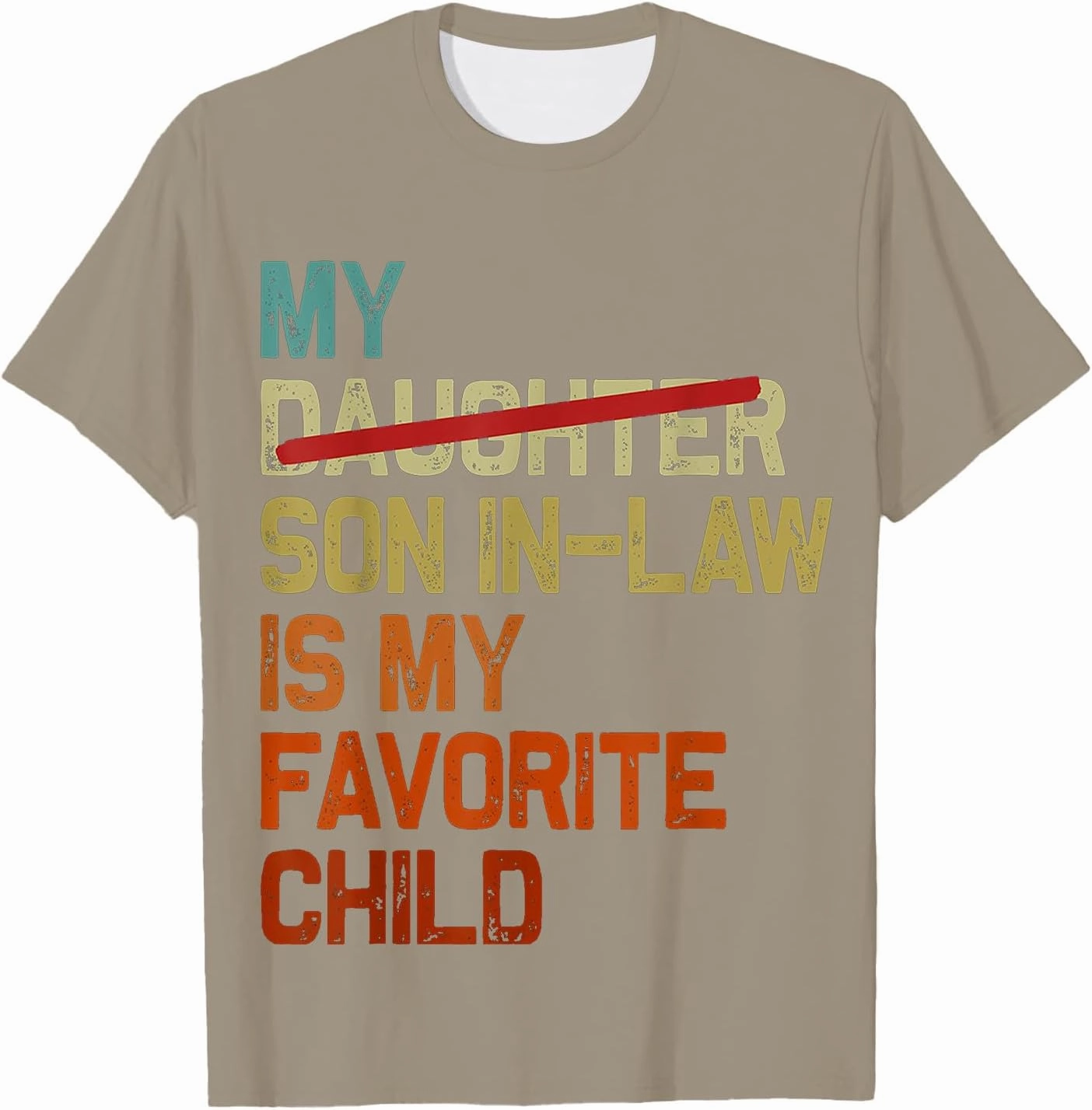 Men's T-Shirts Summer Casual Breathable Letter Print Short Sleeve Tee Basic Top for Father Day