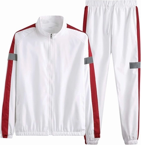 Men's Tracksuit 2 Piece Full Zipper Long Sleeve Jacket Drawstring Pants Fashion Jogging Dating Couple Casual Outfits