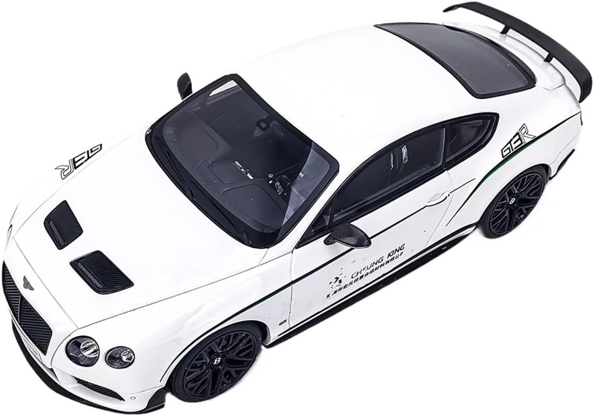 Metal Die Cast Toy Cars 1:18 for Bentley Continental GT3 Resin GT121 Metal Toys Decoration Hobby Collection Souvenir Display for Home Or Office Décor