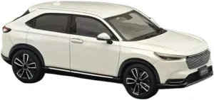 Metal Die Cast Toy Cars 1:43 for VEZEL Sunlight White Pearl Diecast Model Car Collection Desktop Decorations for Home Or Office Décor