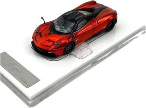 Metal Vehicles Toys 1:64 for Pagani Fancy Coupe with Opening Gullwing Doors and Rear Cover Alloy Car Model Adult Collection Home Or Office Décor(Red)