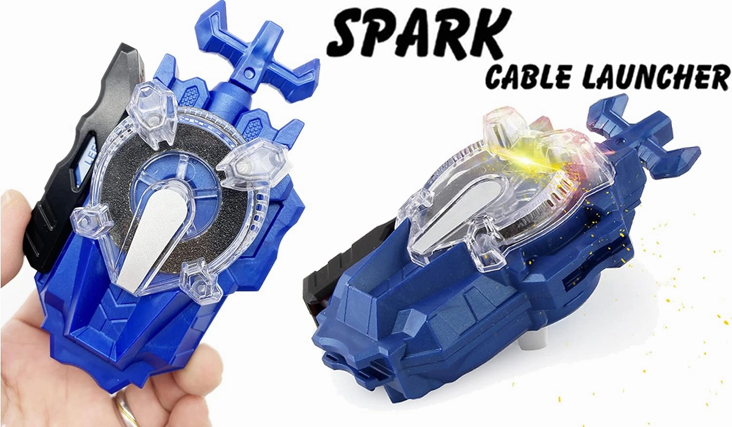 Metal Fusion Games Blade Toy Set Sparking Launcher Grip Bey Battling Top Burst Booster B-122 Starter Geist Fafnir.8'.Ab Left Right Launcher Evolution Play Blades Game Toy Set Gift for Boys