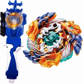 Metal Fusion Games Blade Toy Set Sparking Launcher Grip Bey Battling Top Burst Booster B-122 Starter Geist Fafnir.8'.Ab Left Right Launcher Evolution Play Blades Game Toy Set Gift for Boys
