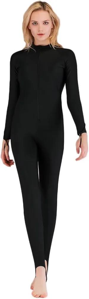 Micosuza Swimsuit for Women Design One Piece Long-Sleeve Surfing Suit
