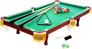 Mini Tabletop Pool Table Set Billiards Game Home Playroom Friends Bedroom Play Toy Portable Indoor Game Toy Desktop Snooker