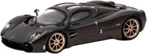 Miniature Models 1:64 for Pagani Utopia Brown Painting Full Carbon Car Model Static Piece for Collection Car Ornaments