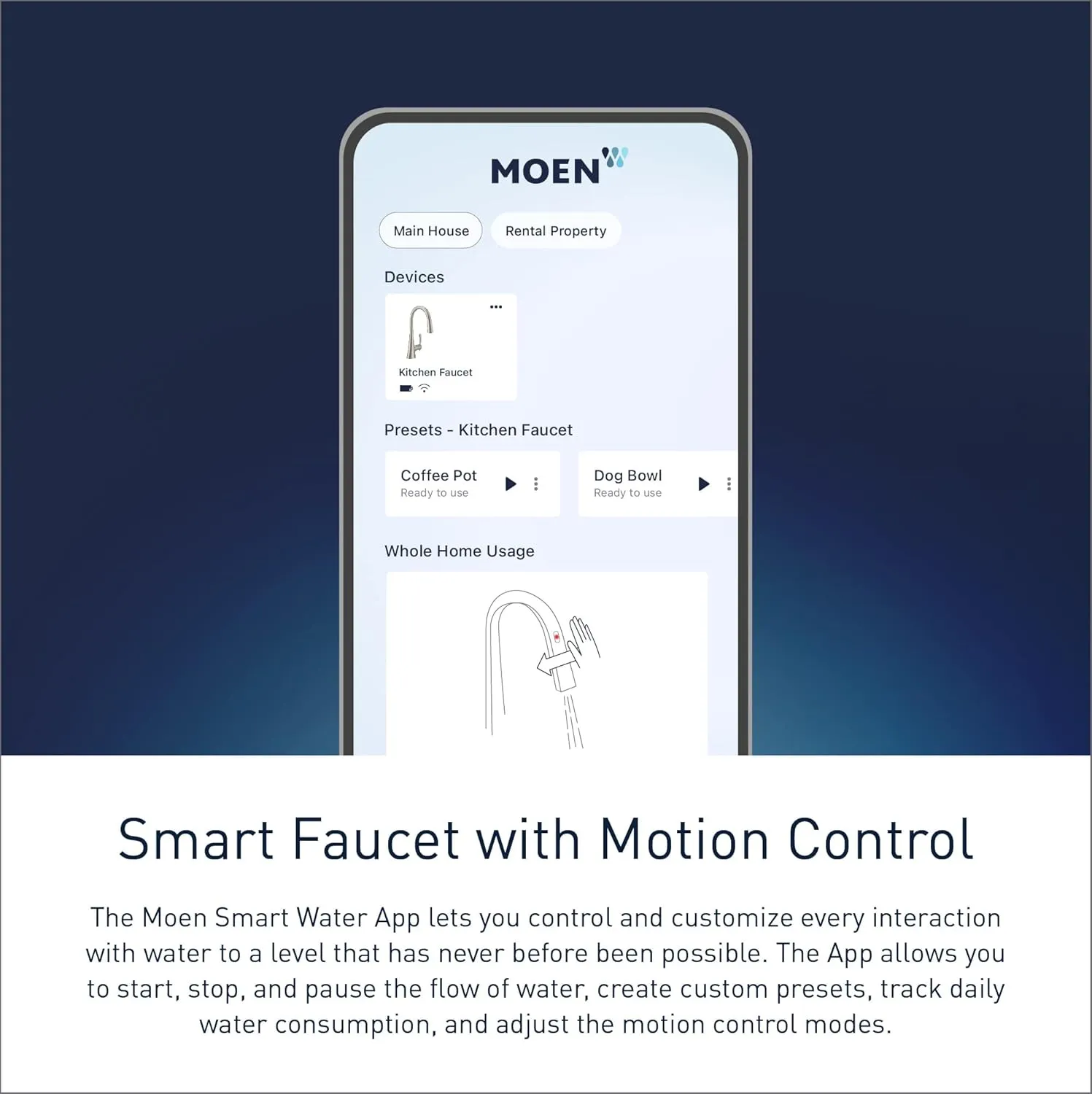 Moen Weymouth Matte Black Smart Faucet Touchless Pull-Down Sprayer Kitchen Faucet with Voice and Motion Control, S73004EV2BL