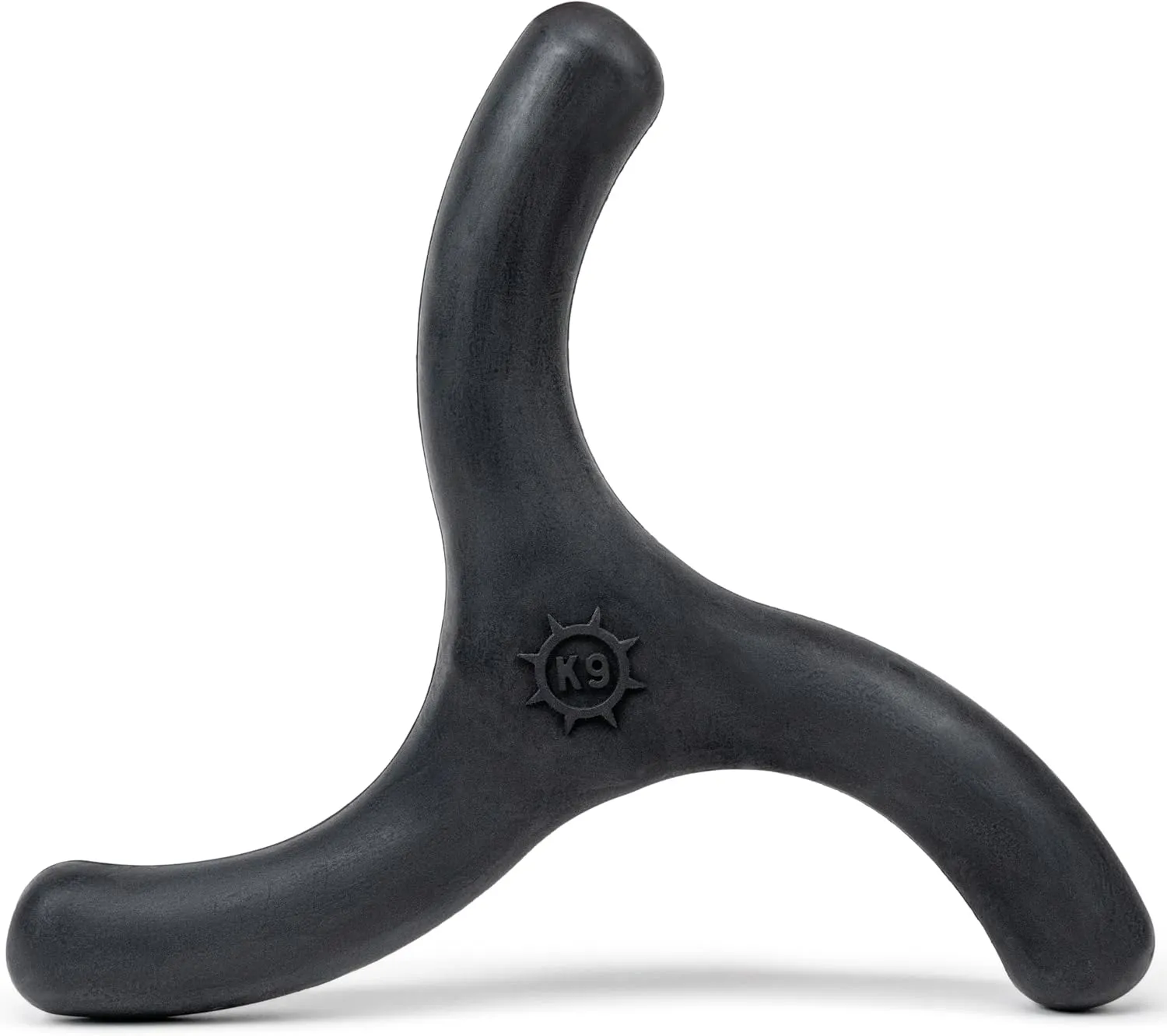 Monster K9 Ultra Durable Boomerang Dog Toy - Medium & Large Breed - for Super Aggressive Power Chewers - Tough & Strong, Extreme Heavy Duty Natural Rubber - Fetch, Tug, & Chew - 8" Dia.