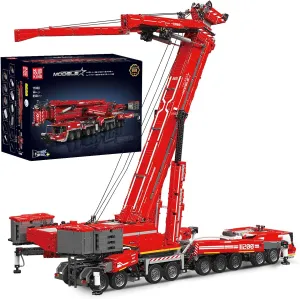 Mould King Mobile Crane Building Kit for Adults, RC Crane Model Kit Construction Vehicle Toys, Super Model Crane to Build for Any Fan of Construction Toys (8,506 Pieces)