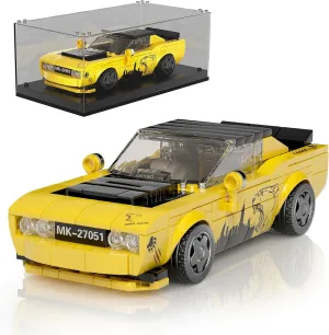 Mould King Speed Champion Car Building Toy for Boy Teen, Racing Sports Collectable Model Car Construction Toy with Display Case, Building Kit for Adults Kids 8 , 27051