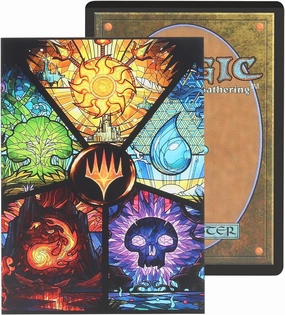 MTG Card Sleeves 100CT,Standard Size Sturdy MTG Sleeves Matte Back Finish for Baseball,Trading Cards(Colorful Patterns)
