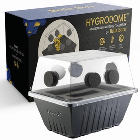 Mushroom Monotub Mushroom Grow Kit Stackable, Built-in Water Reservoir, Custom Filters for Fresh Air Exchange HygroDome by USA Mycologists